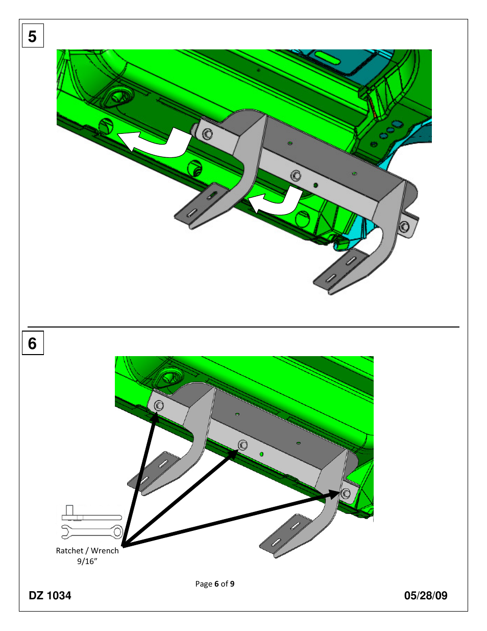 Dee Zee DZ1034 User Manual | Page 6 / 9