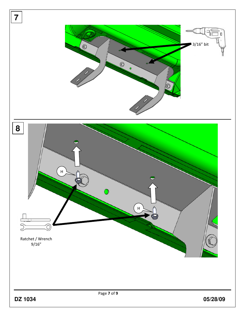 Dee Zee DZ1034 User Manual | Page 7 / 9