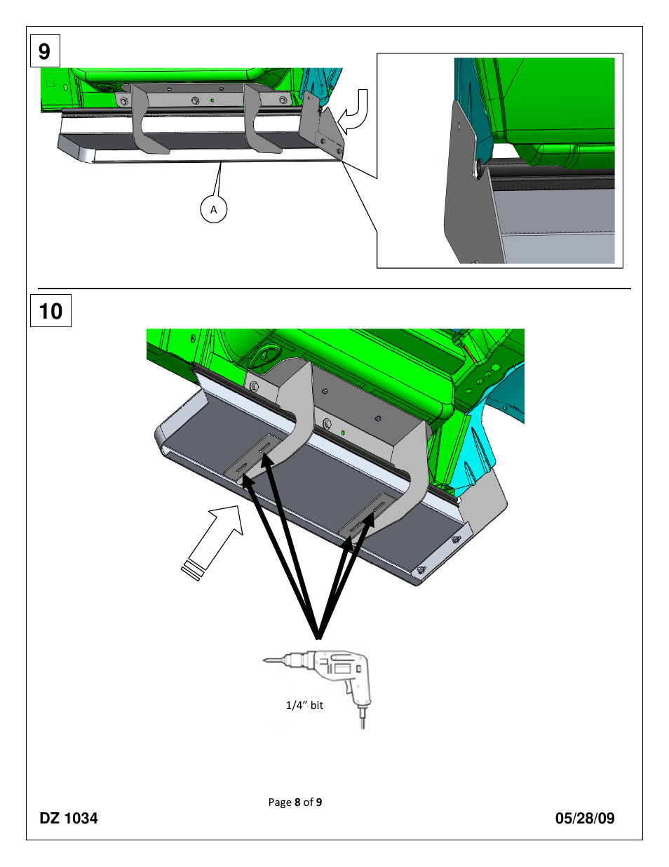 Dee Zee DZ1034 User Manual | Page 8 / 9