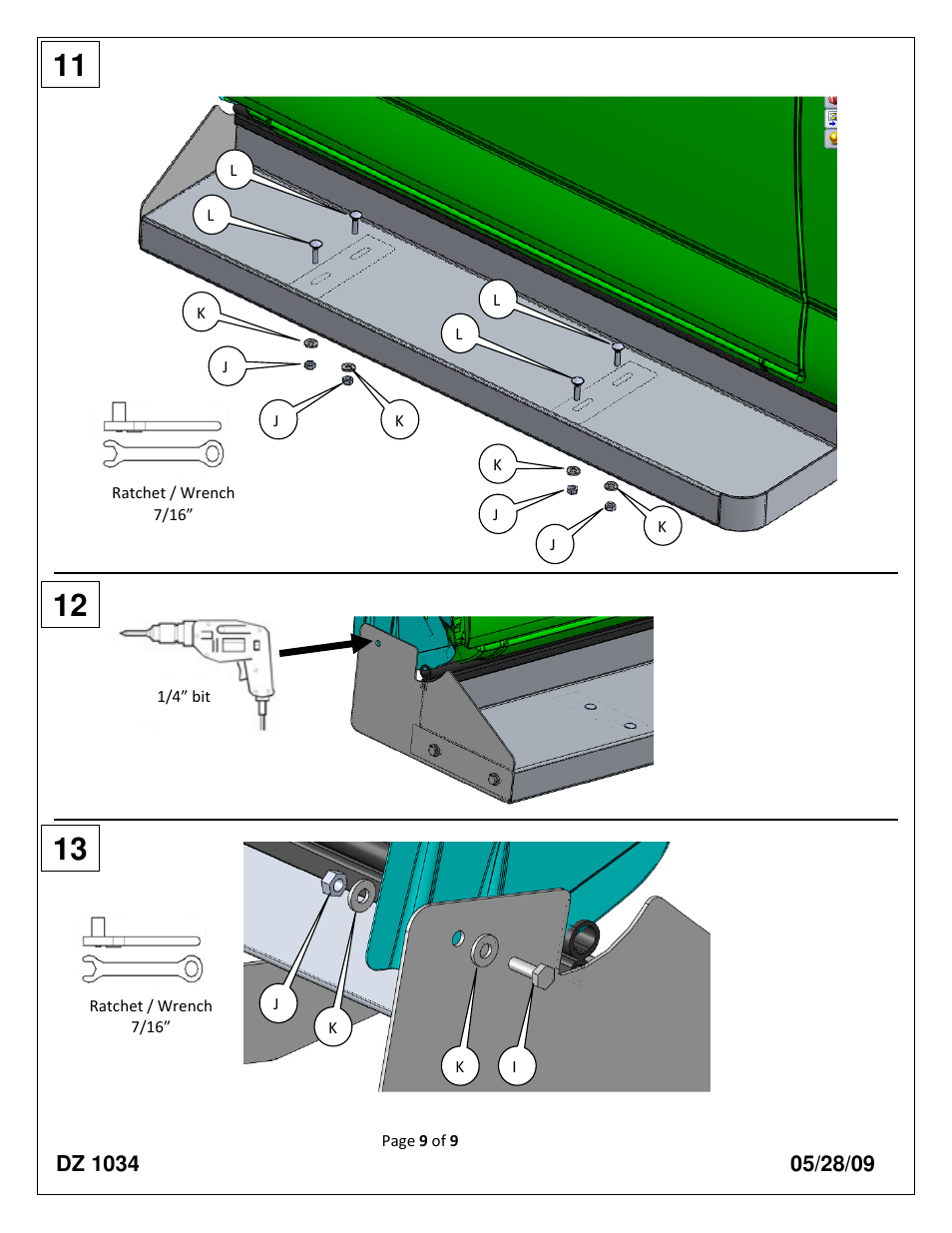 Dee Zee DZ1034 User Manual | Page 9 / 9