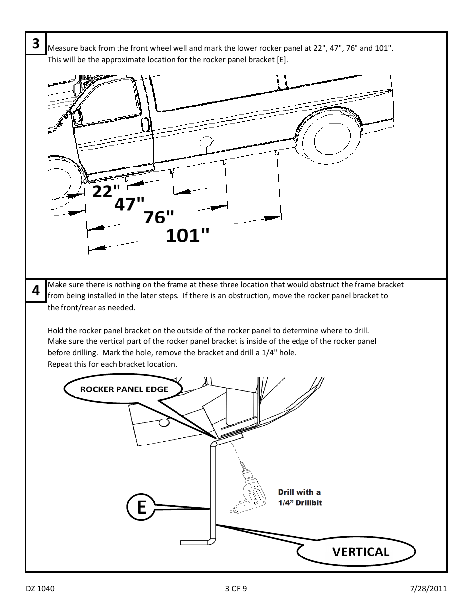 Dee Zee DZ1040 User Manual | Page 5 / 11