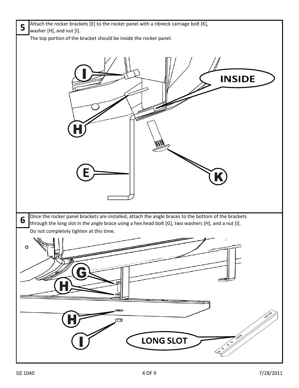 Dee Zee DZ1040 User Manual | Page 6 / 11