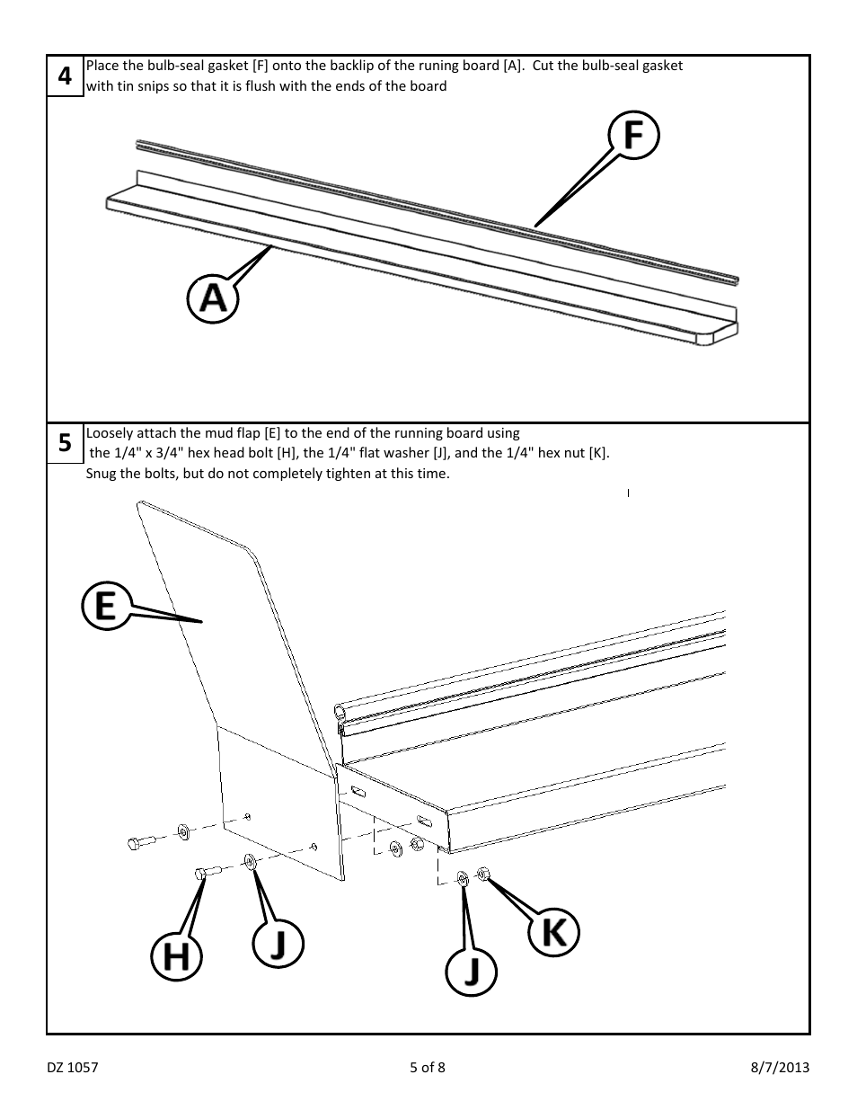 Dee Zee DZ1057 User Manual | Page 7 / 10