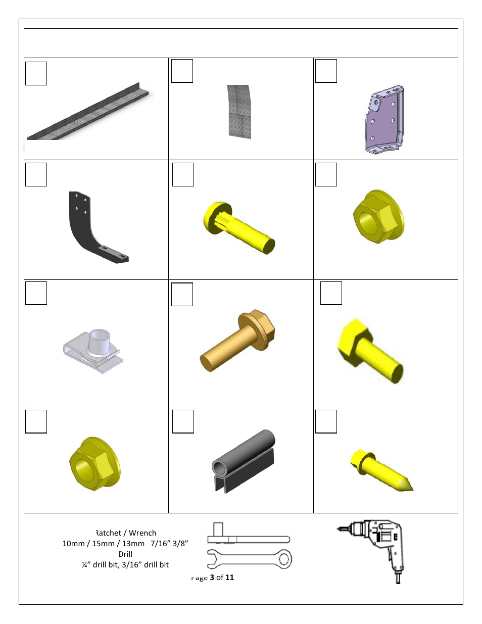 Dee Zee DZ2032 User Manual | Page 3 / 11