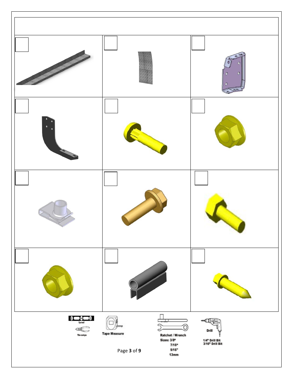 Dee Zee DZ2034 User Manual | Page 3 / 9