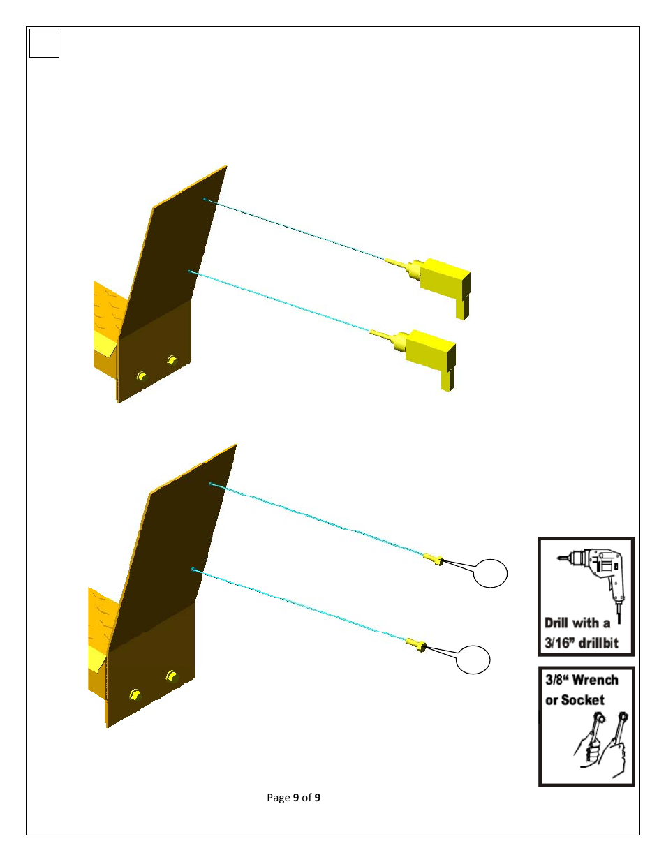 Dee Zee DZ2034 User Manual | Page 9 / 9