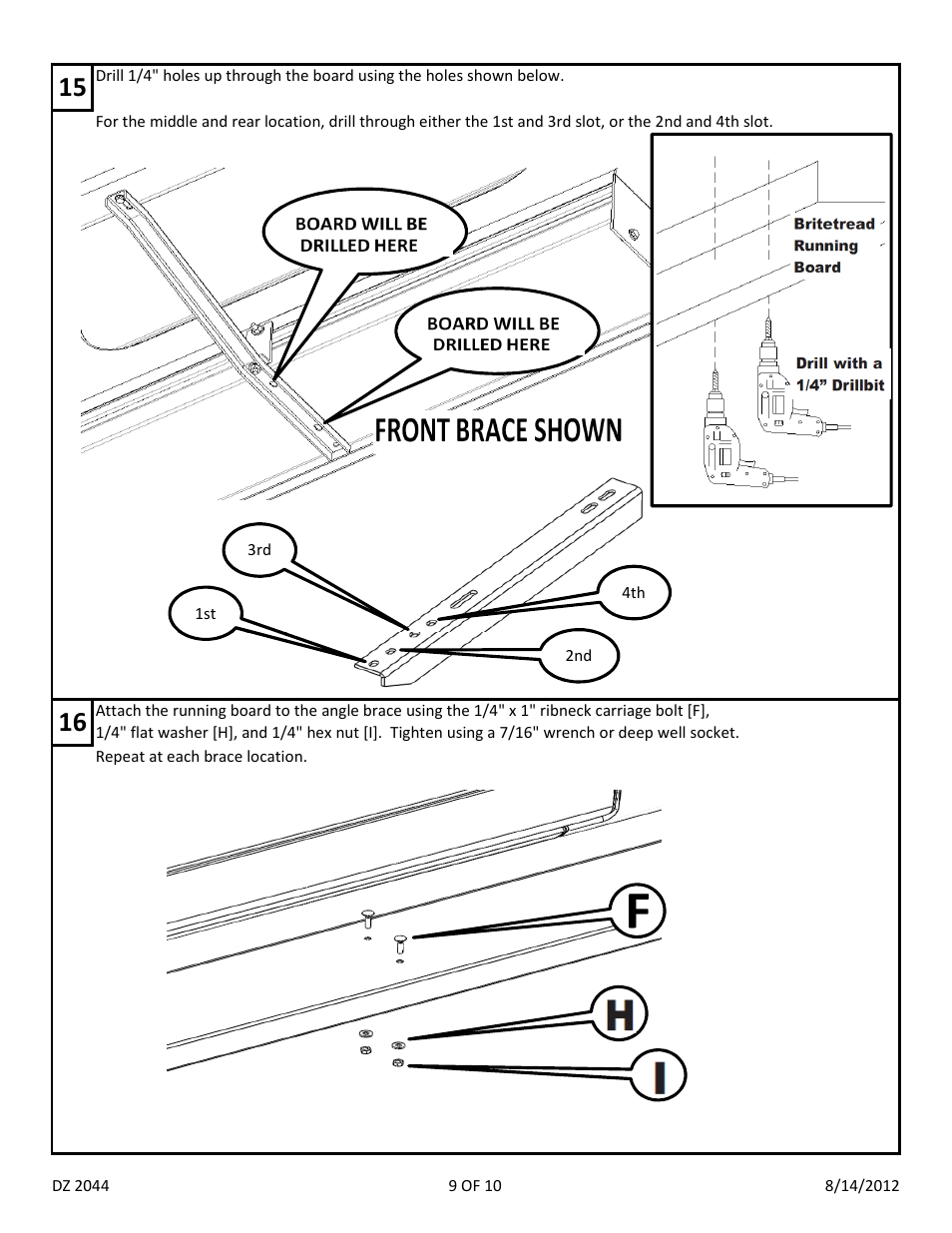 Dee Zee DZ2044 User Manual | Page 11 / 12