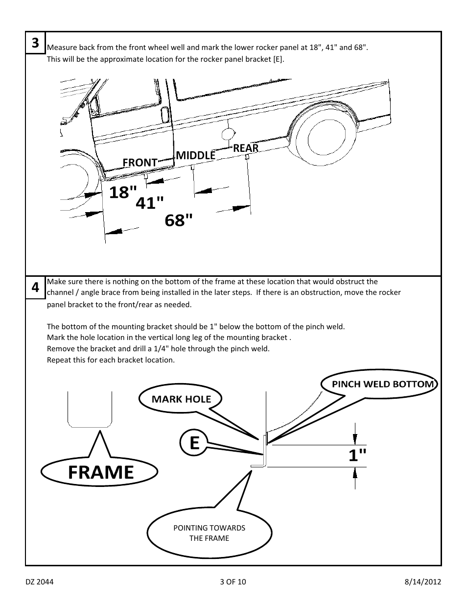 Dee Zee DZ2044 User Manual | Page 5 / 12