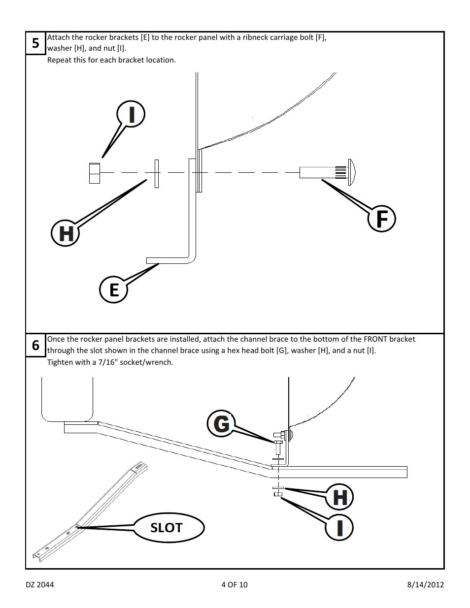 Dee Zee DZ2044 User Manual | Page 6 / 12