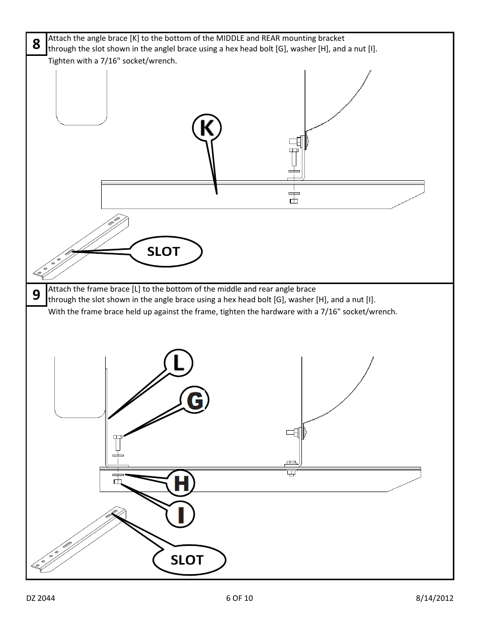 Dee Zee DZ2044 User Manual | Page 8 / 12