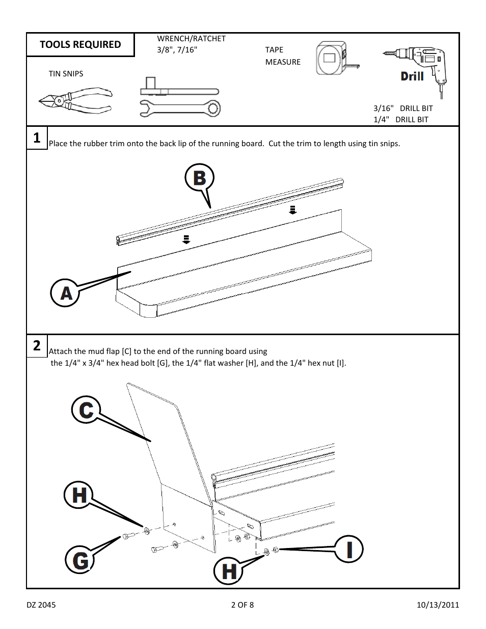 Dee Zee DZ2045 User Manual | Page 4 / 10