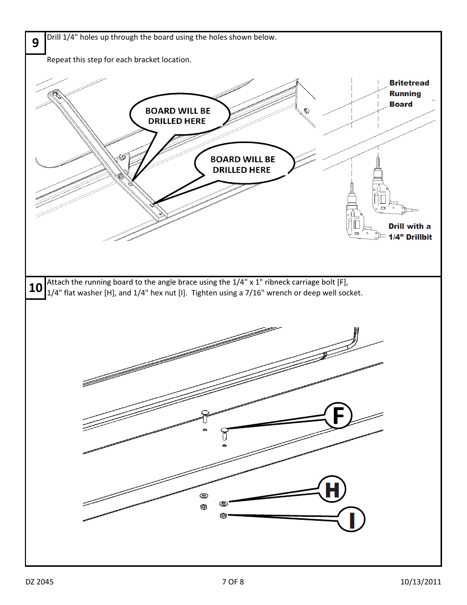 Dee Zee DZ2045 User Manual | Page 9 / 10