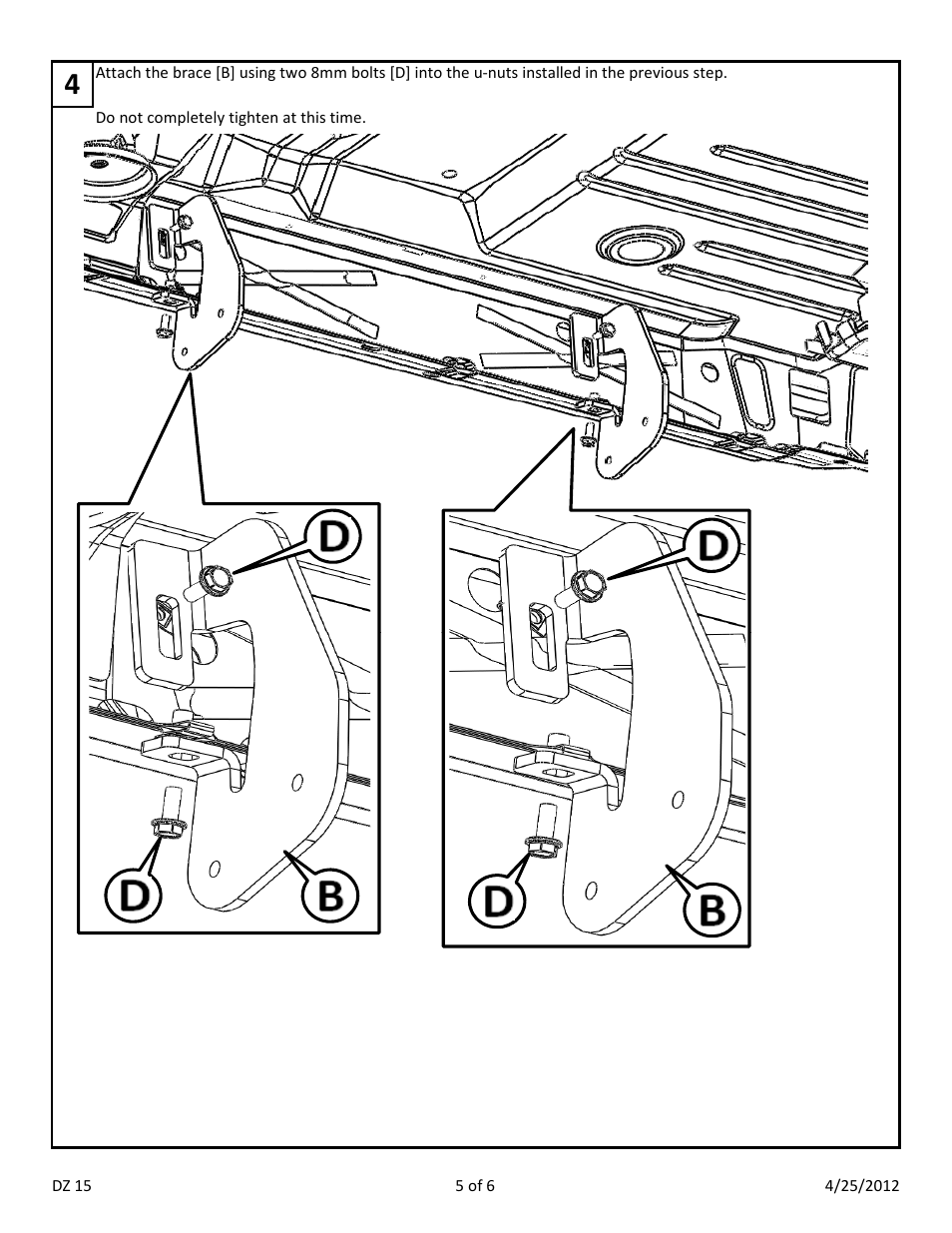 Dee Zee DZ15 User Manual | Page 7 / 8