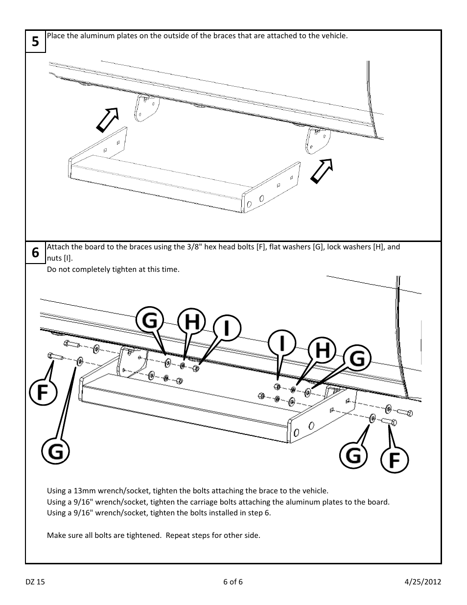 Dee Zee DZ15 User Manual | Page 8 / 8