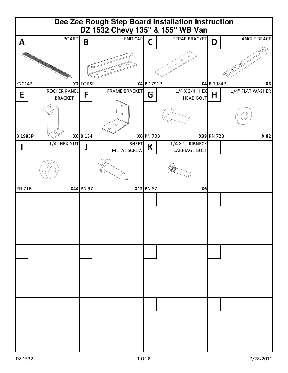 Ab c d i, Jk g h | Dee Zee DZ1532 User Manual | Page 3 / 10