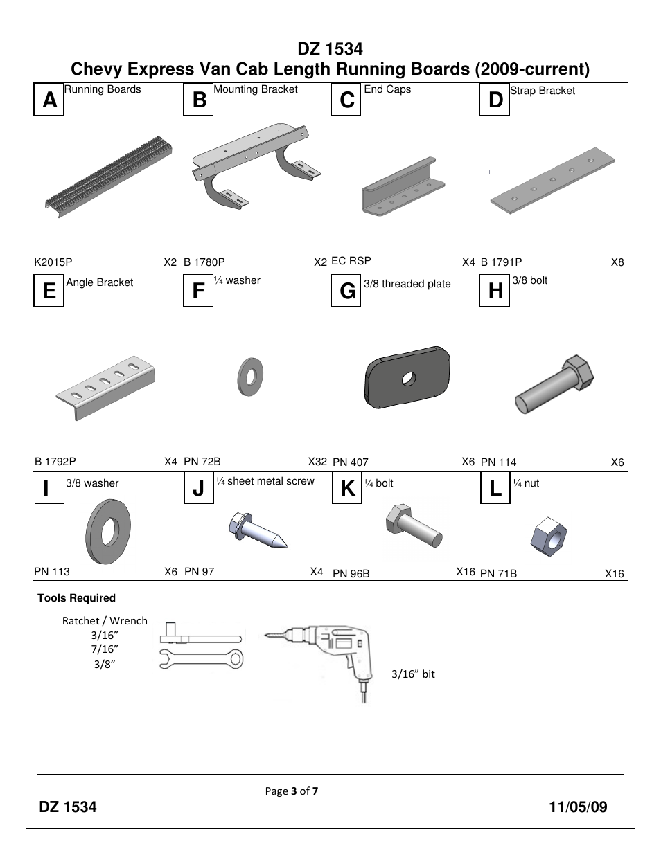 Ij k l | Dee Zee DZ1534 User Manual | Page 3 / 7
