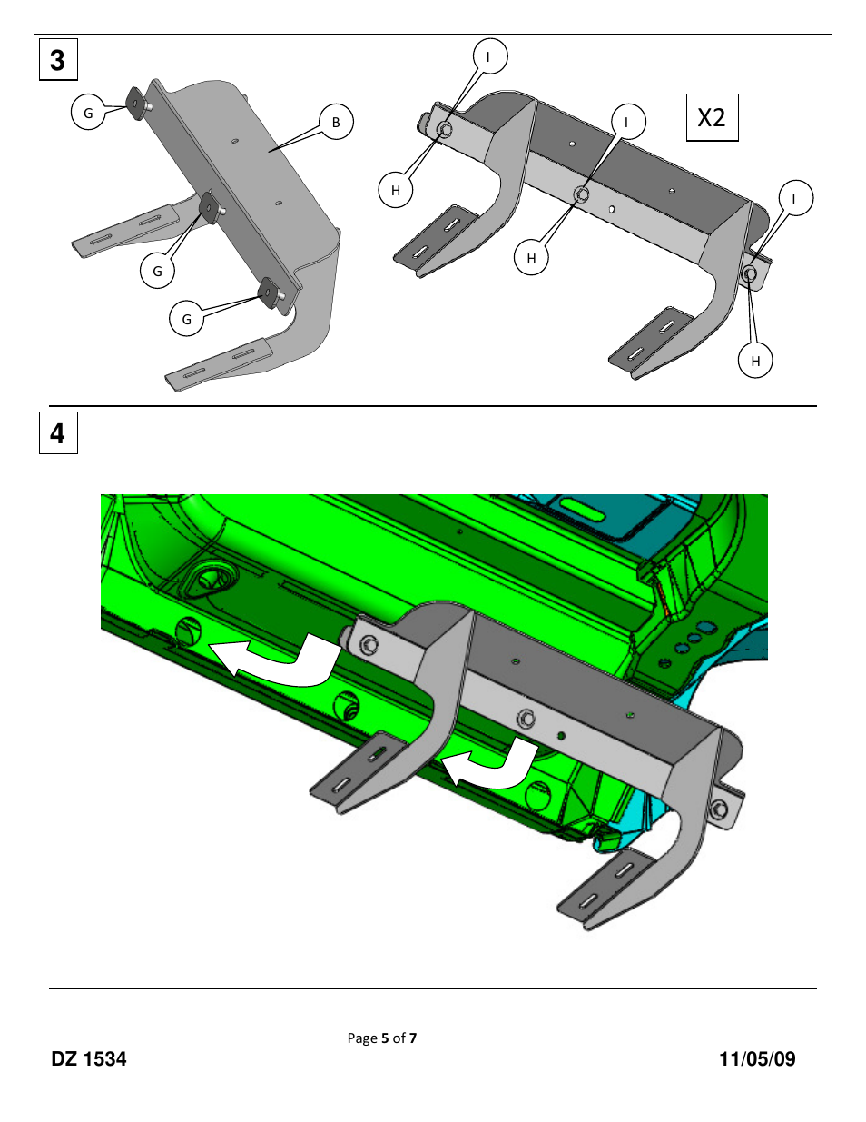 X2 4 | Dee Zee DZ1534 User Manual | Page 5 / 7