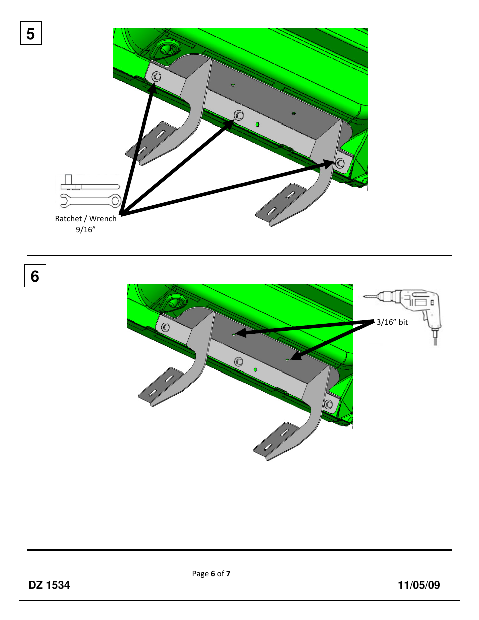 Dee Zee DZ1534 User Manual | Page 6 / 7