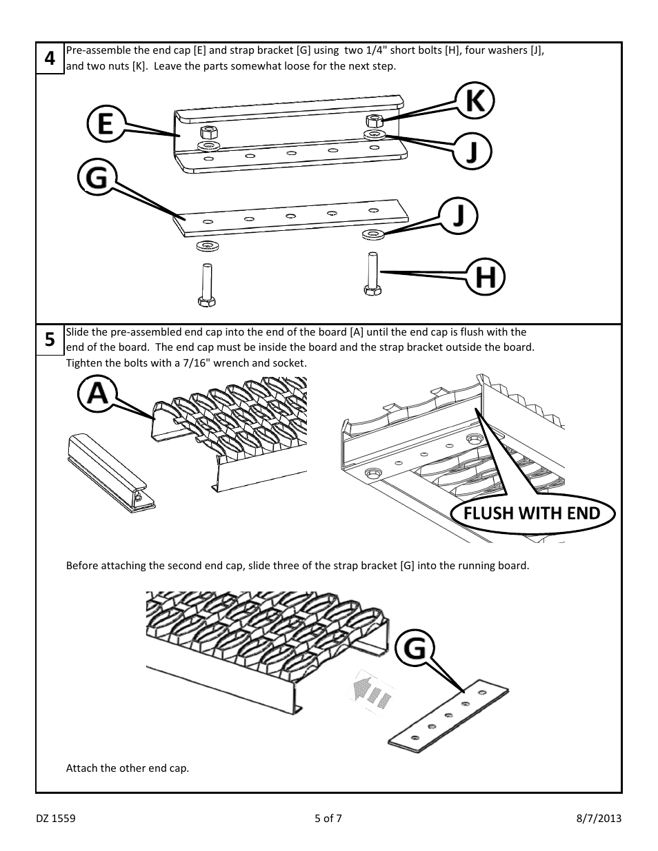 Dee Zee DZ1559 User Manual | Page 7 / 9