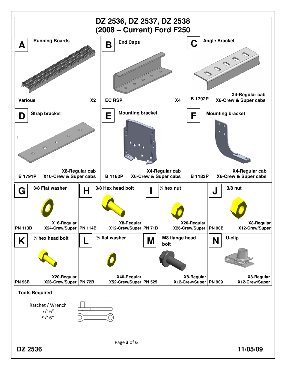 Ab c | Dee Zee DZ2538 User Manual | Page 3 / 6