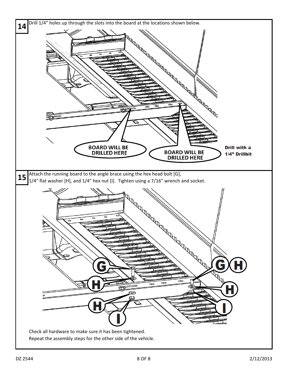 Dee Zee DZ2544 User Manual | Page 10 / 10