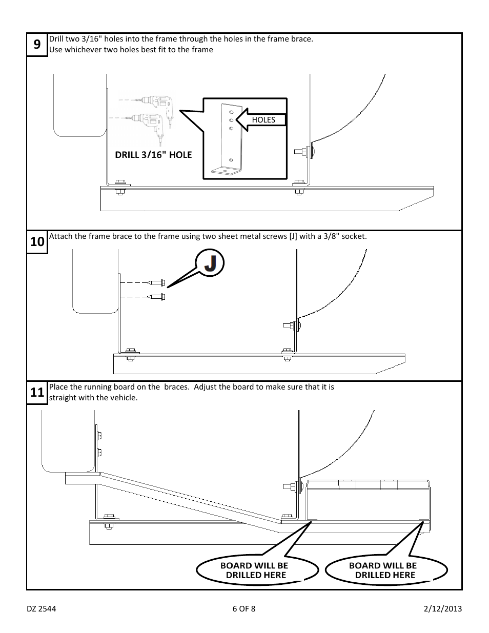 Dee Zee DZ2544 User Manual | Page 8 / 10