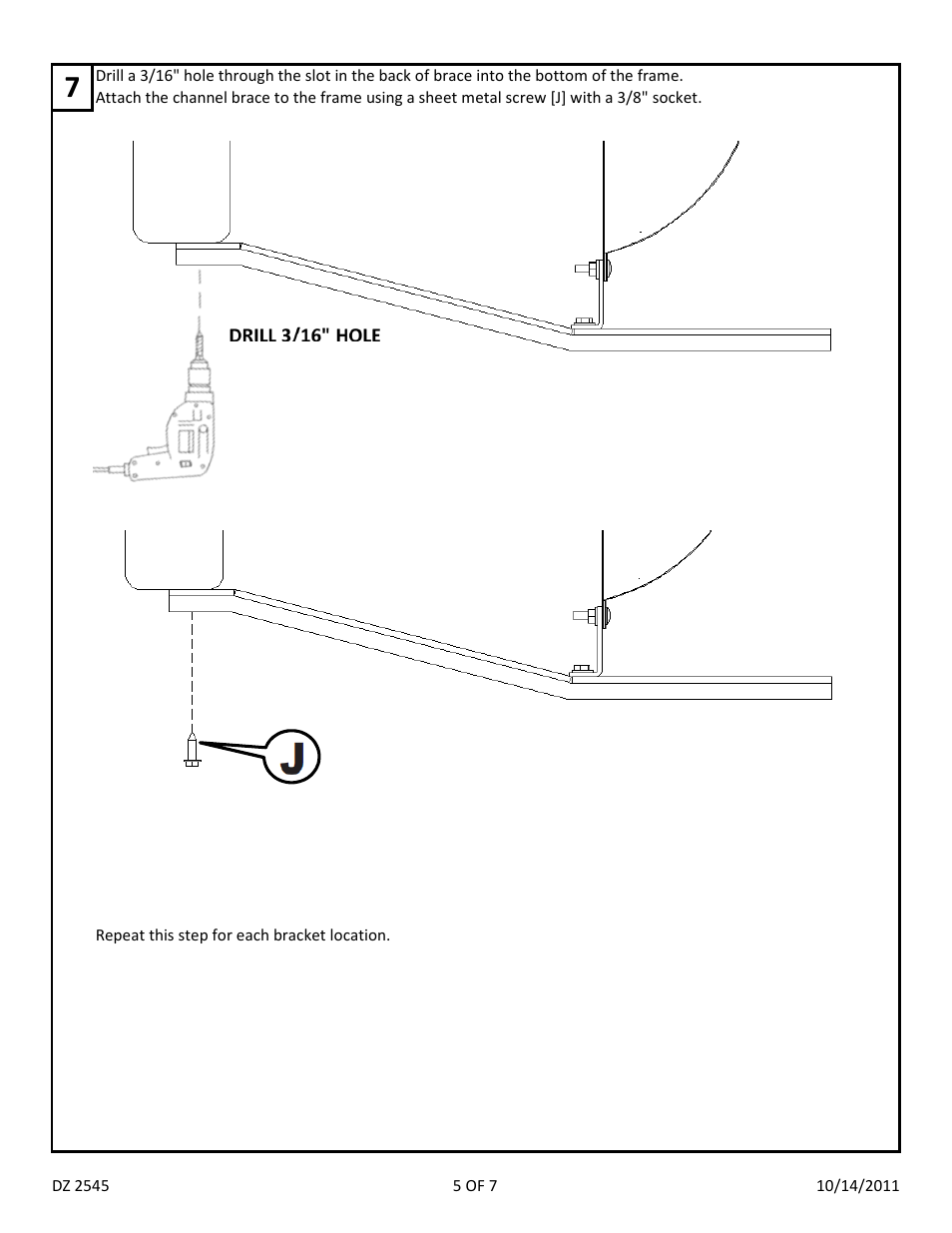 Dee Zee DZ2545 User Manual | Page 7 / 9