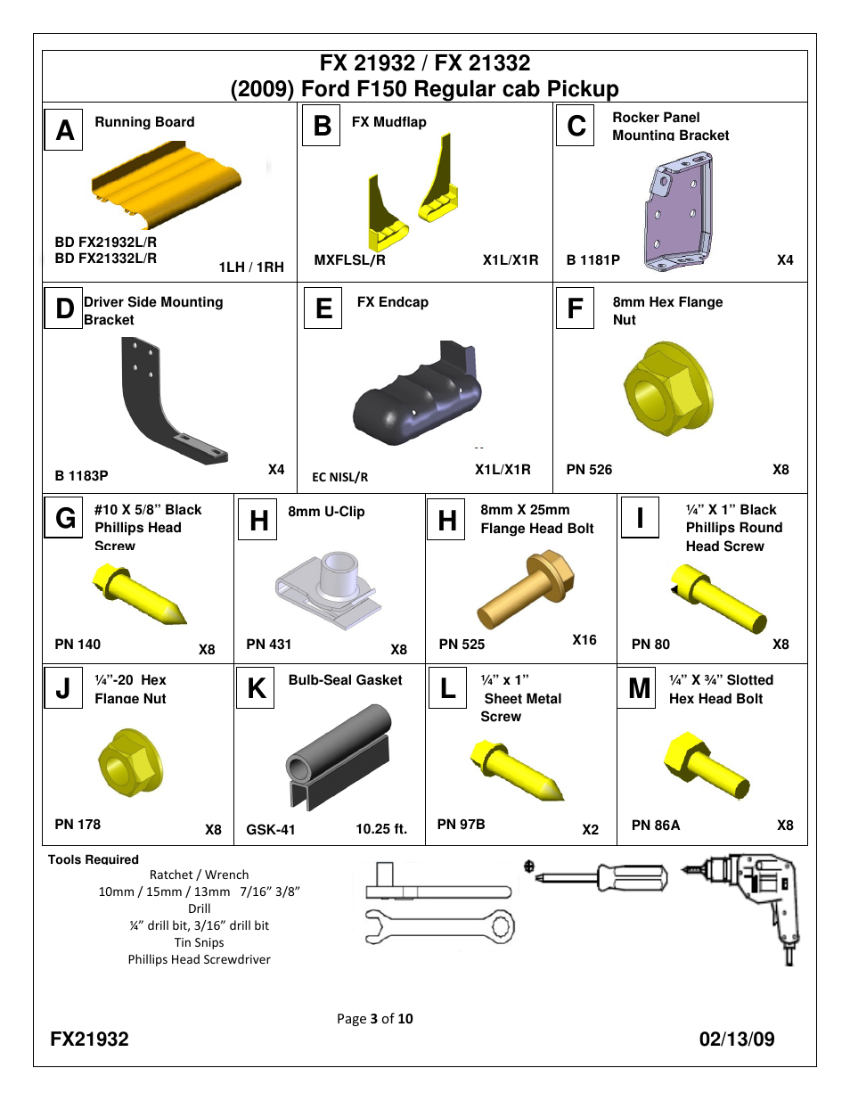 Dee Zee FX21332 User Manual | Page 3 / 10