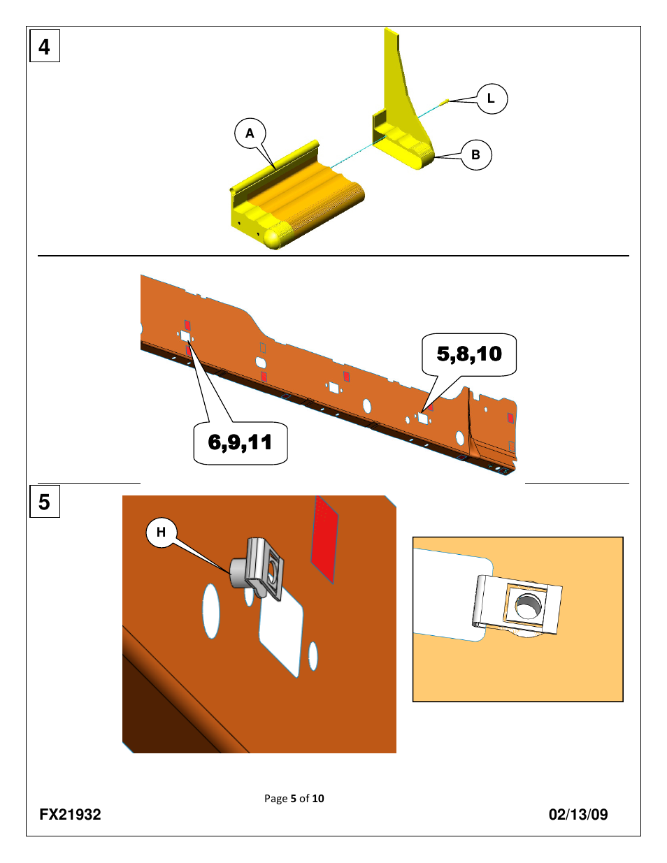 Dee Zee FX21332 User Manual | Page 5 / 10