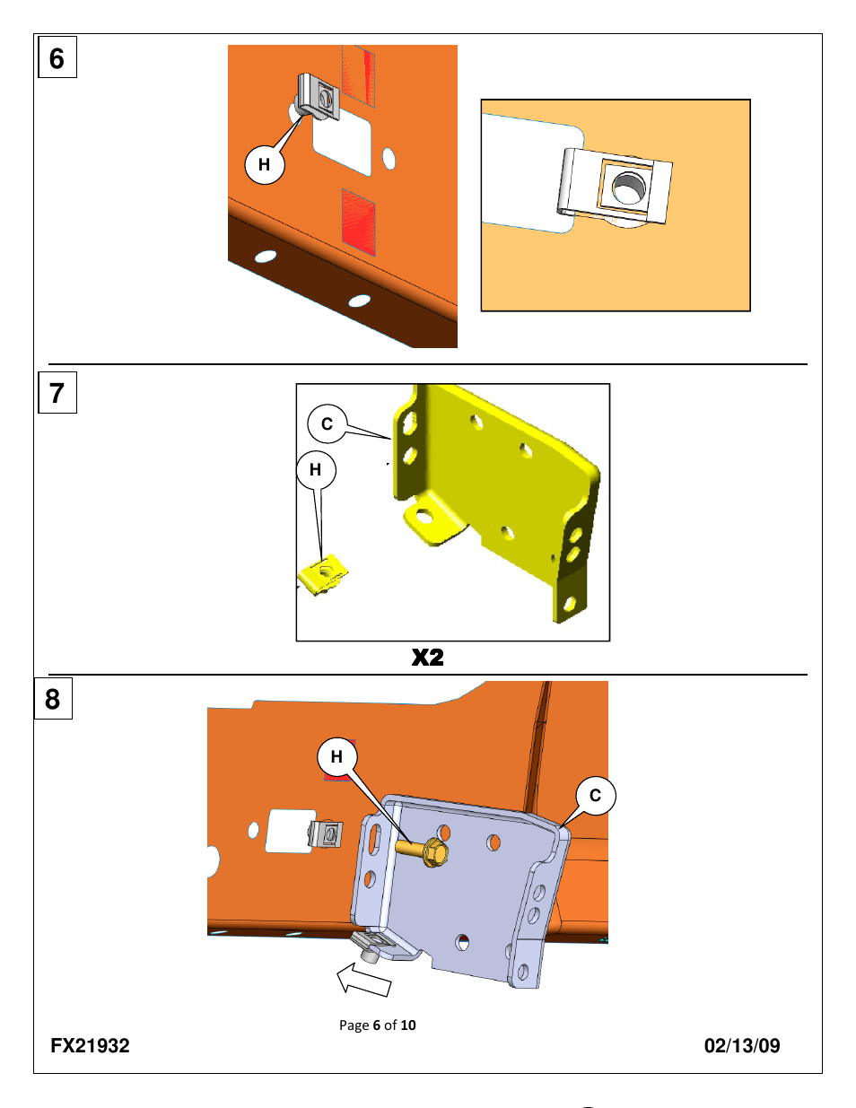 Dee Zee FX21332 User Manual | Page 6 / 10