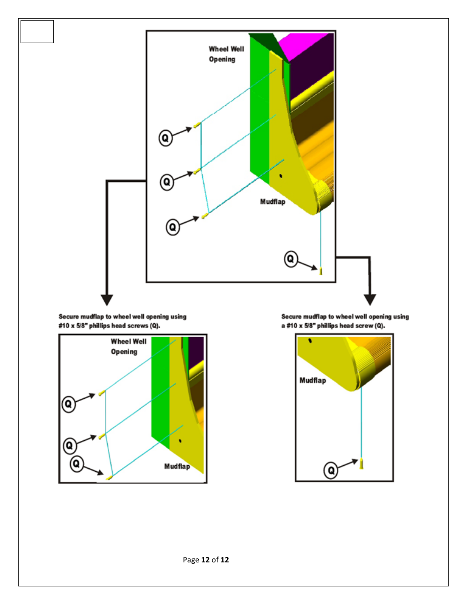 Dee Zee FX21934 User Manual | Page 12 / 12
