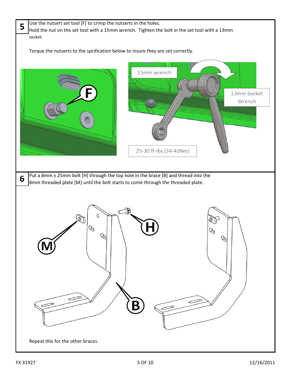 Dee Zee FX31930 User Manual | Page 7 / 12