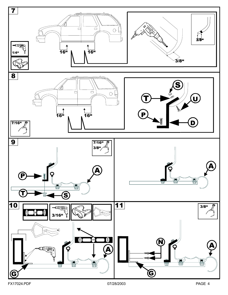 Tp s, Gn g | Dee Zee FX17924 User Manual | Page 5 / 7