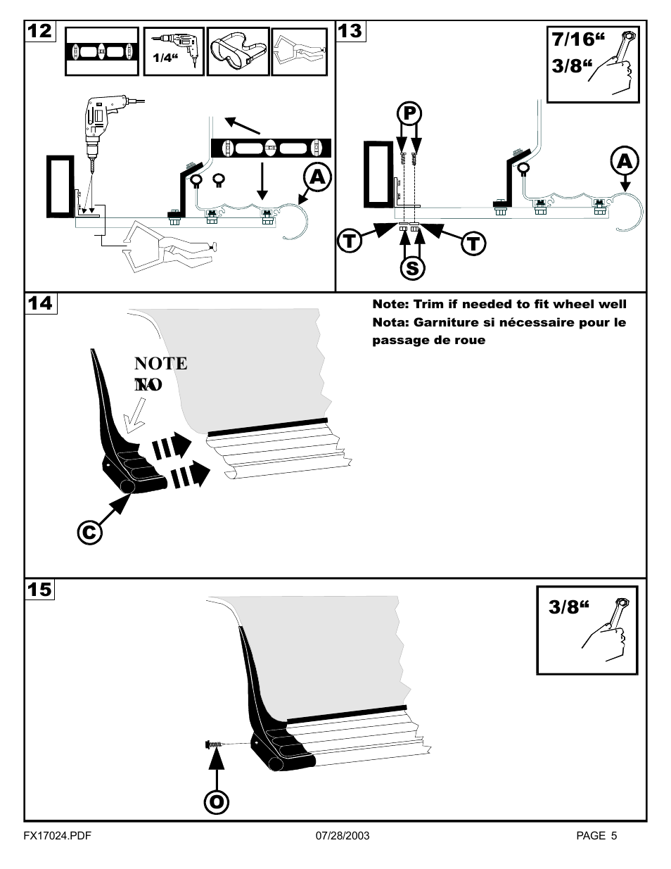 Dee Zee FX17924 User Manual | Page 6 / 7