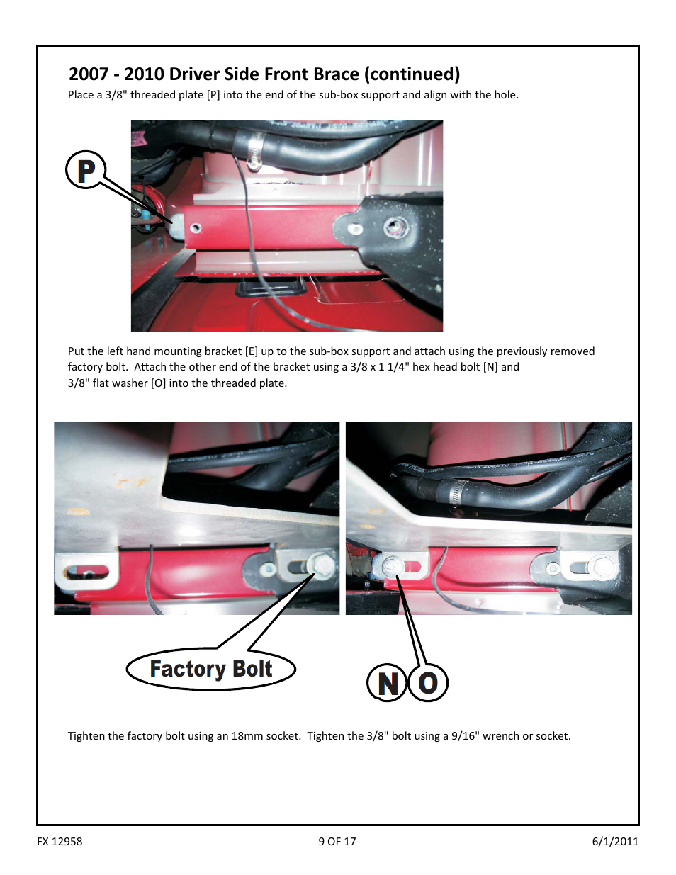 Dee Zee FX12358 User Manual | Page 11 / 19