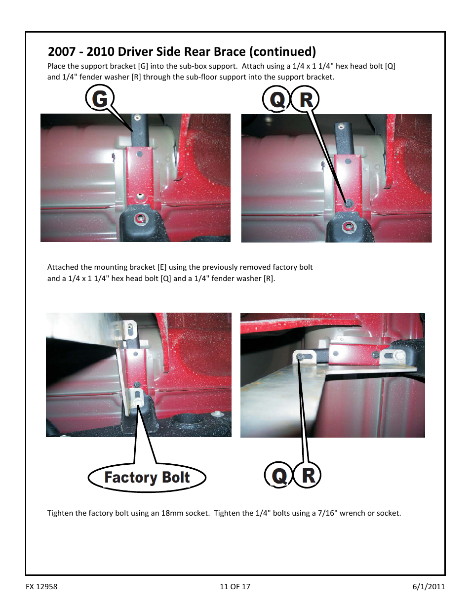 Dee Zee FX12358 User Manual | Page 13 / 19