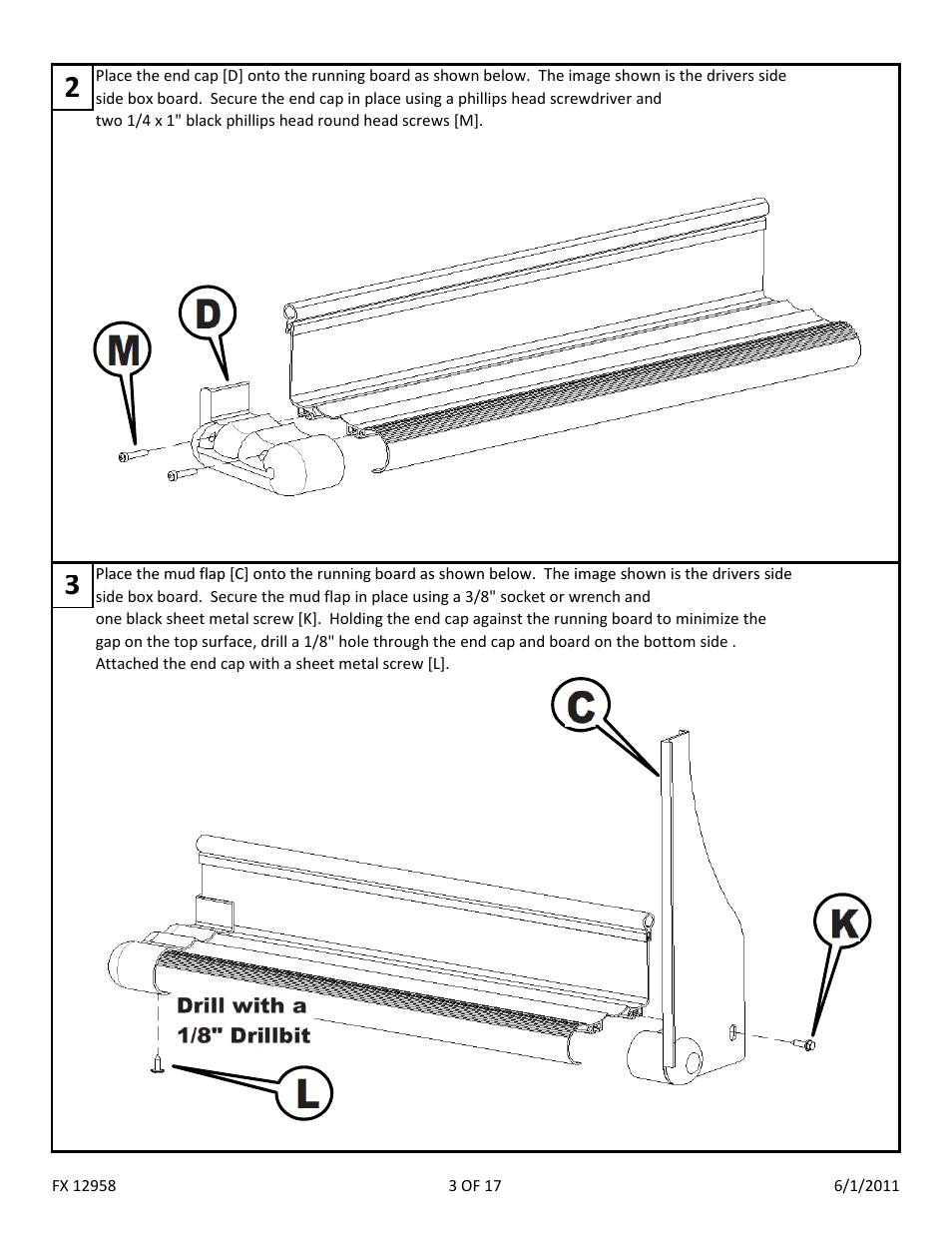 Dee Zee FX12358 User Manual | Page 5 / 19