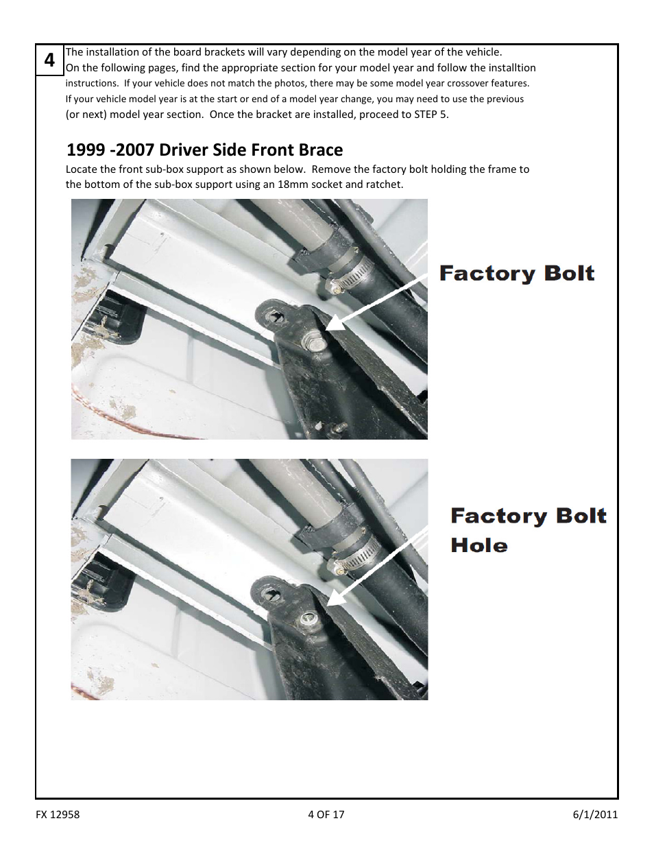 Dee Zee FX12358 User Manual | Page 6 / 19