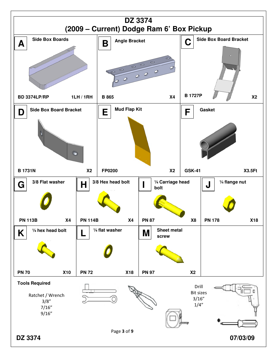 Ad f | Dee Zee DZ3374 User Manual | Page 3 / 9