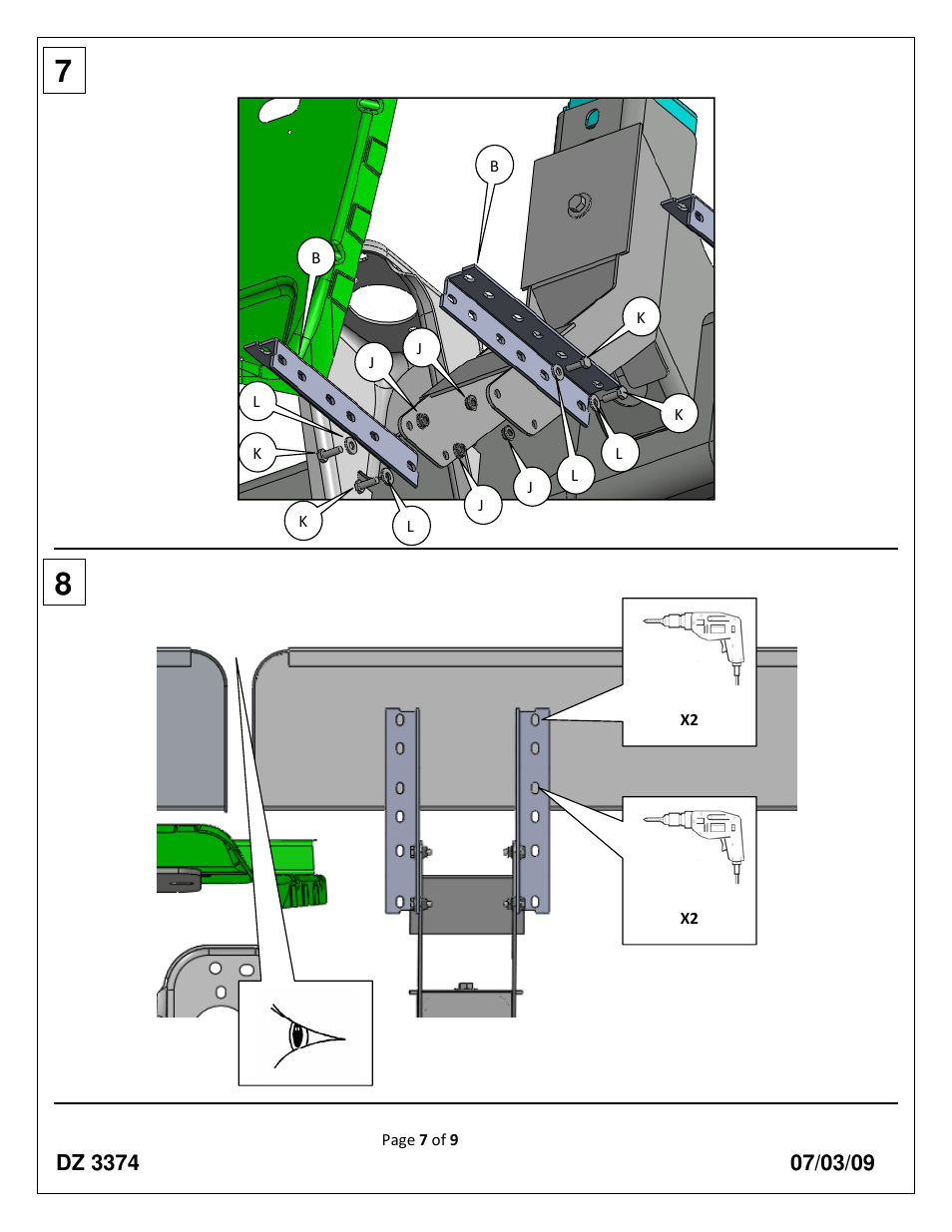 Dee Zee DZ3374 User Manual | Page 7 / 9