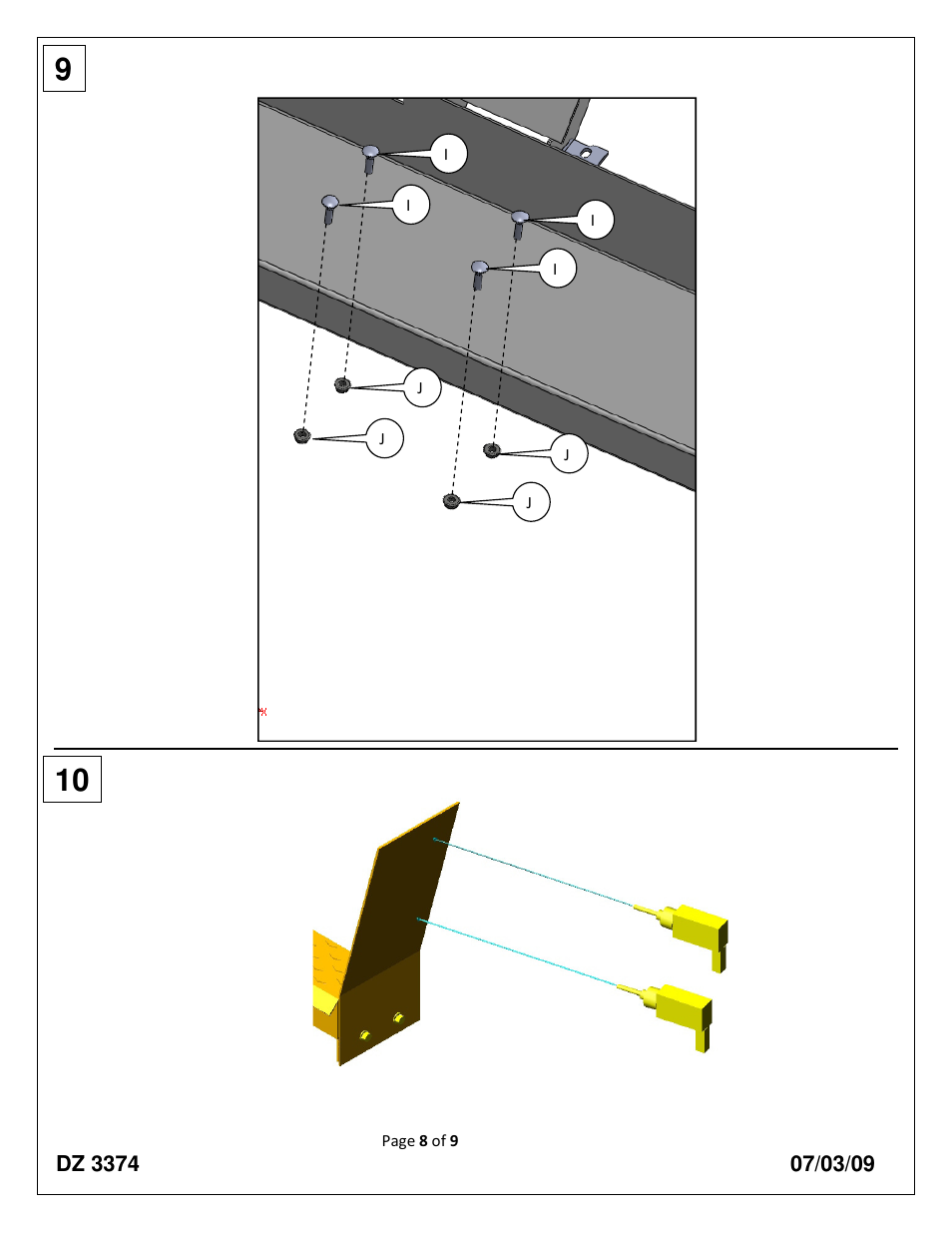 Dee Zee DZ3374 User Manual | Page 8 / 9