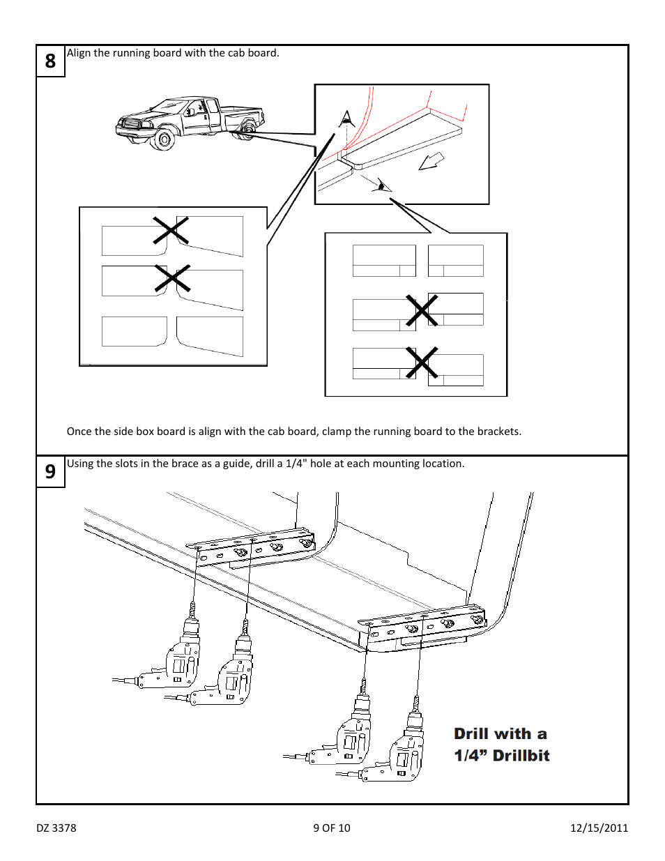 Dee Zee DZ3378 User Manual | Page 11 / 12
