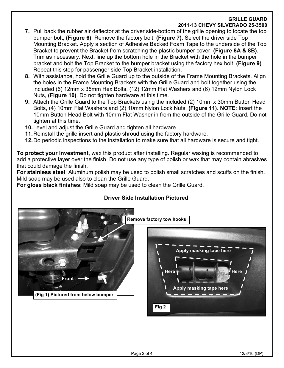 Dee Zee DZ504515 User Manual | Page 2 / 4