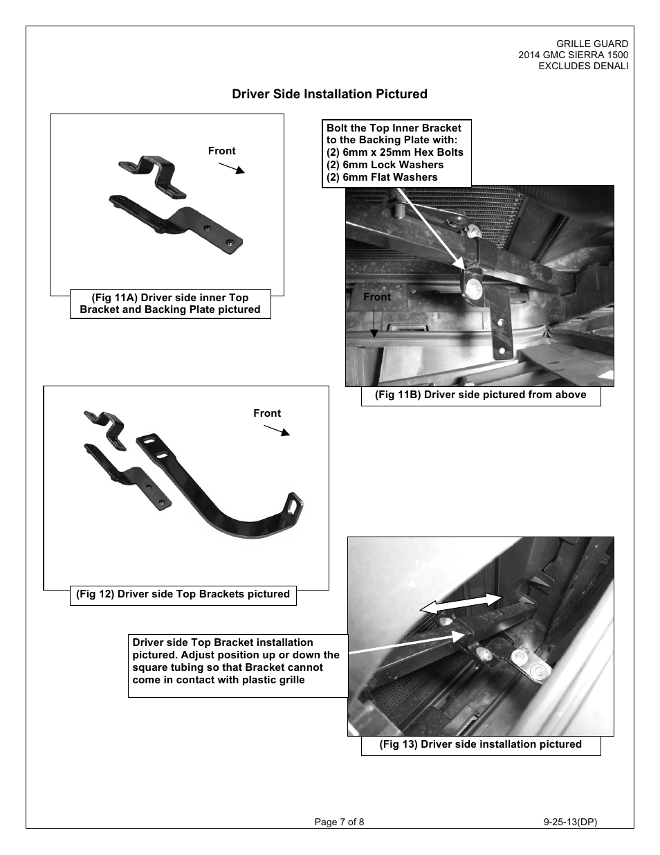 Dee Zee DZ508515 User Manual | Page 8 / 9