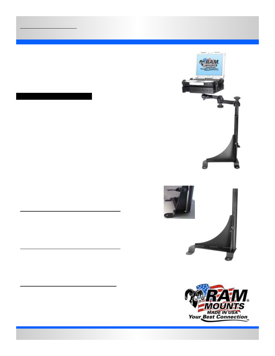 Dee Zee RAM-VB-143-SW1 User Manual | 2 pages