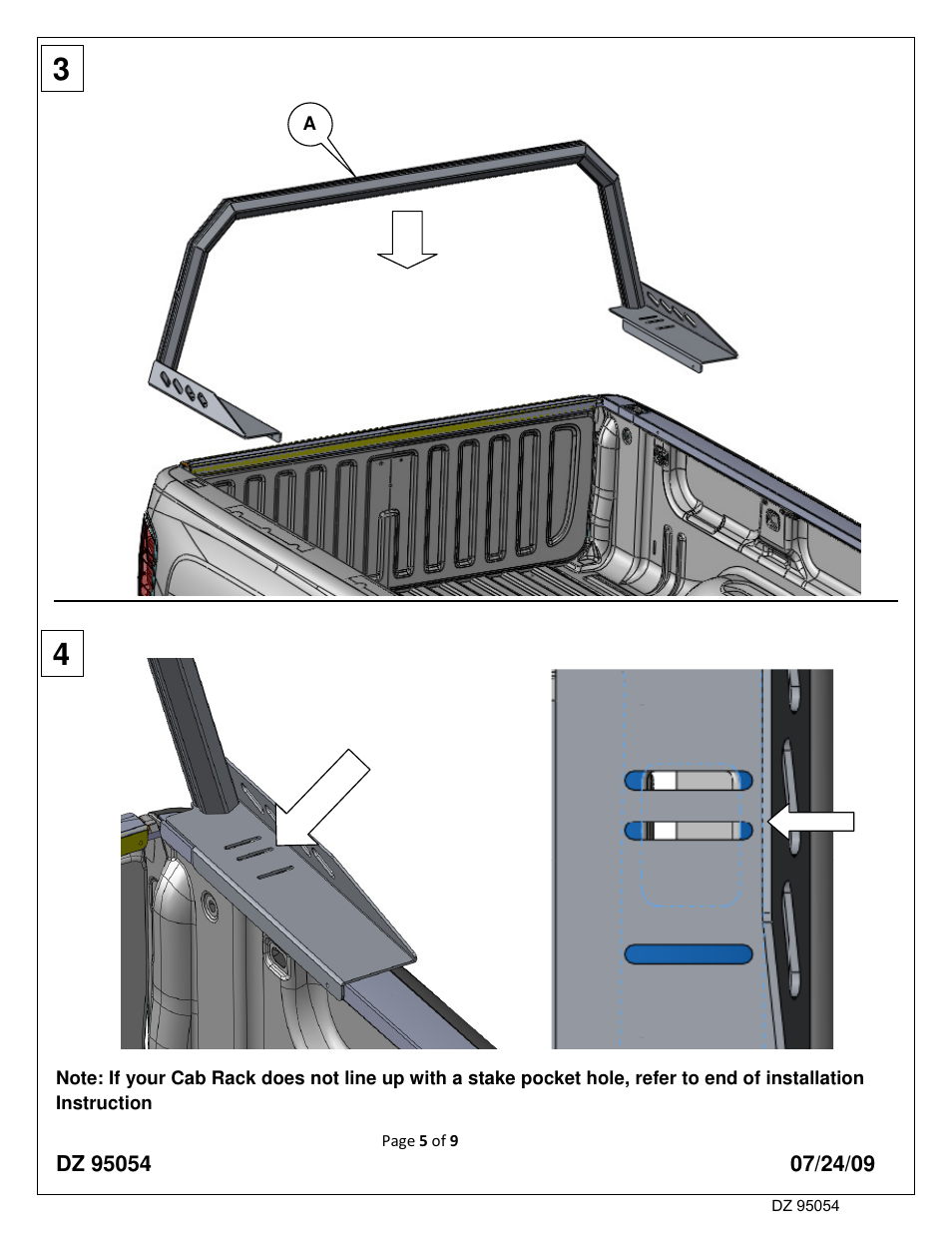 Dee Zee DZ95054B User Manual | Page 5 / 9