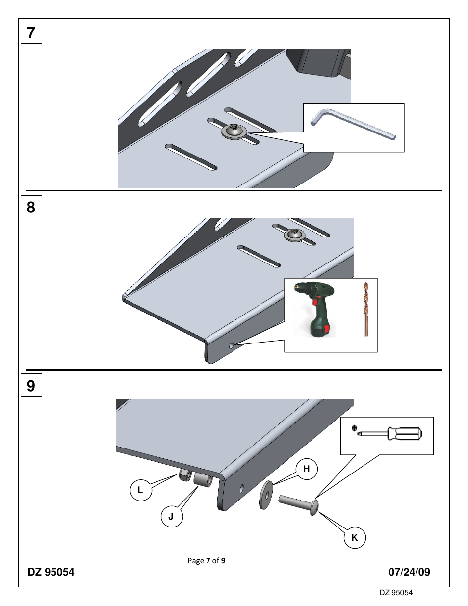 Dee Zee DZ95054B User Manual | Page 7 / 9