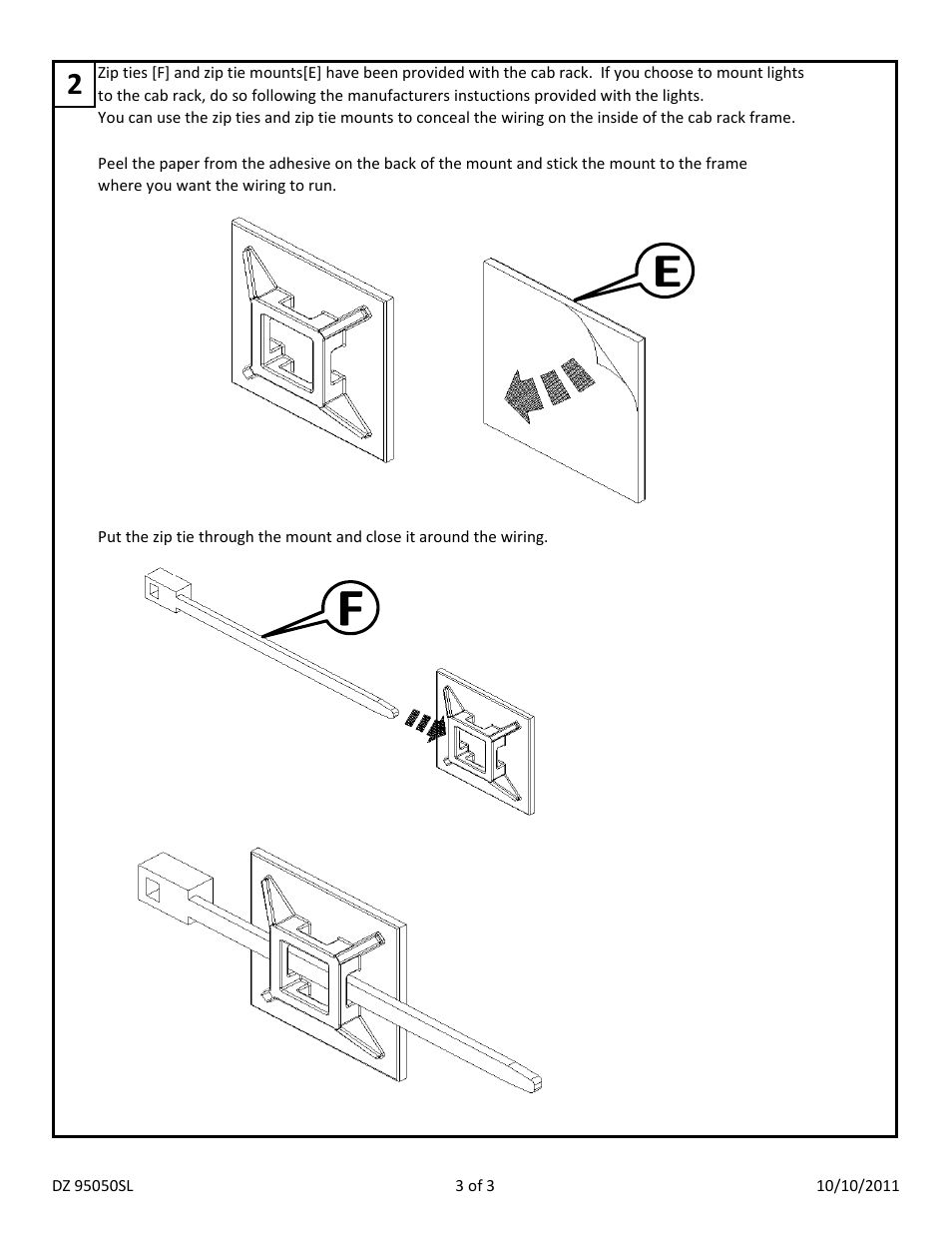 Dee Zee DZ95050WSLB User Manual | Page 4 / 4