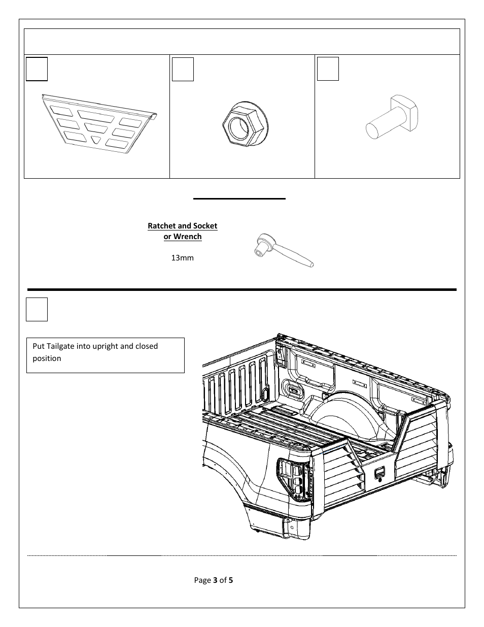 Insert installation, Tools required | Dee Zee DZ95700 User Manual | Page 3 / 5