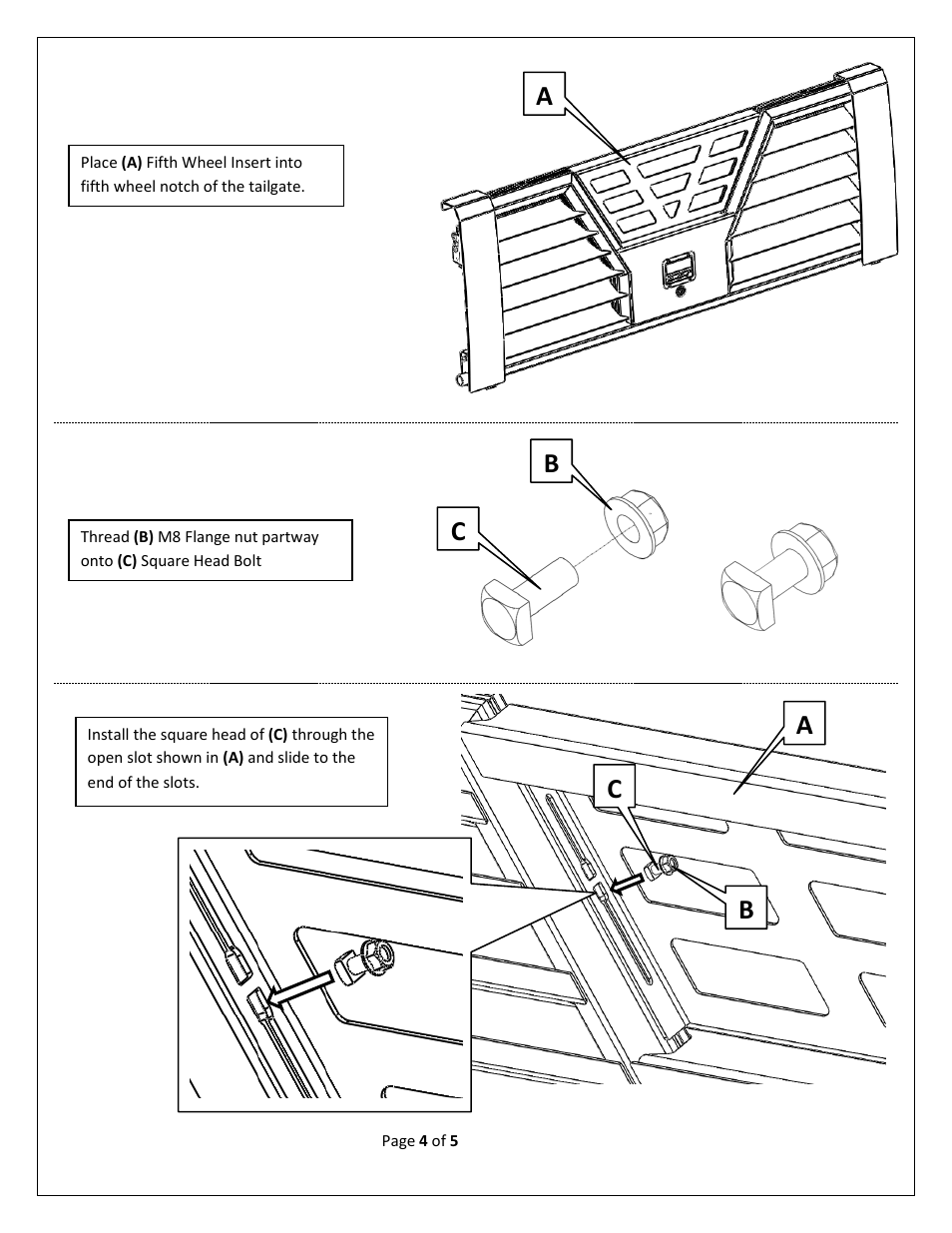 Ac b | Dee Zee DZ95700 User Manual | Page 4 / 5